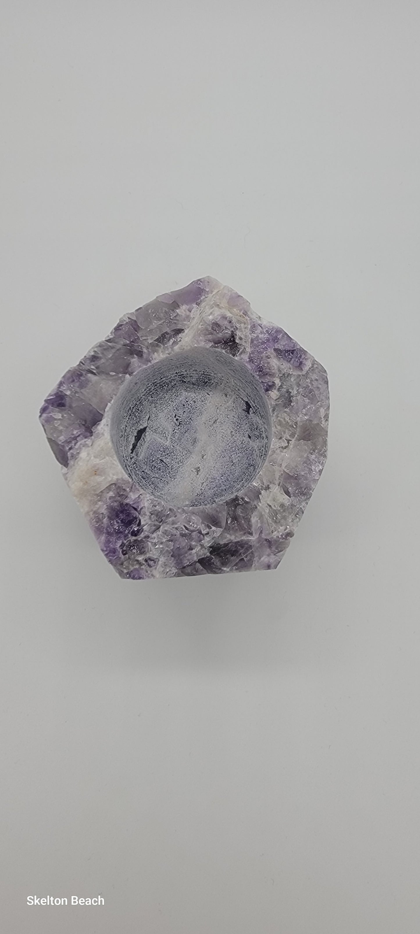 Amethyst Candle Holder – Illuminate with Tranquility