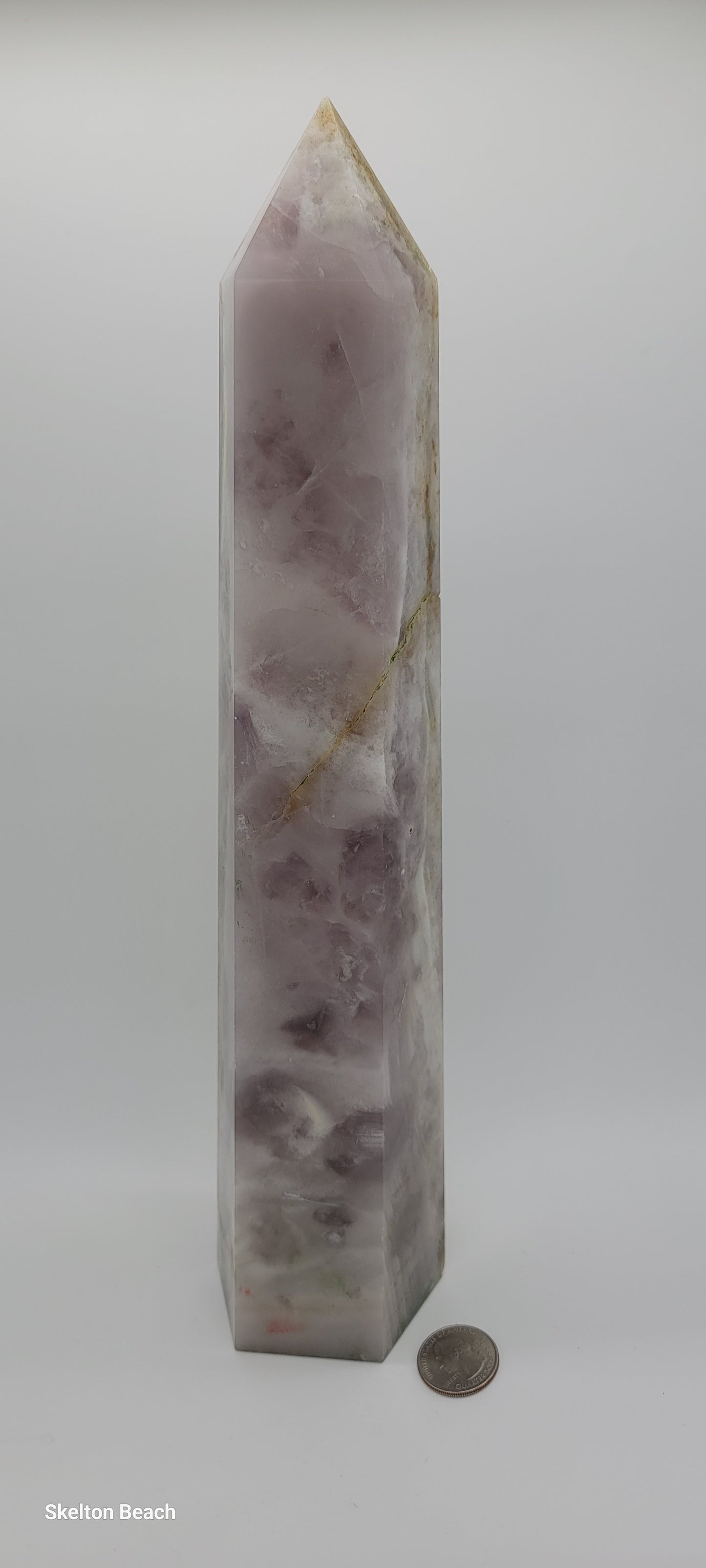 1' Pink Amethyst Tower – Soothing Elegance & Heart Healing