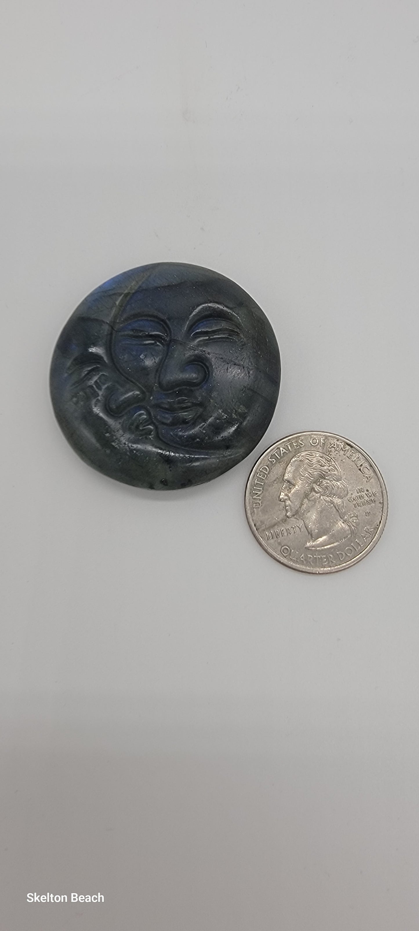 1.5" Blue Labradorite Sun & Moon – Balance, Magic & Illumination