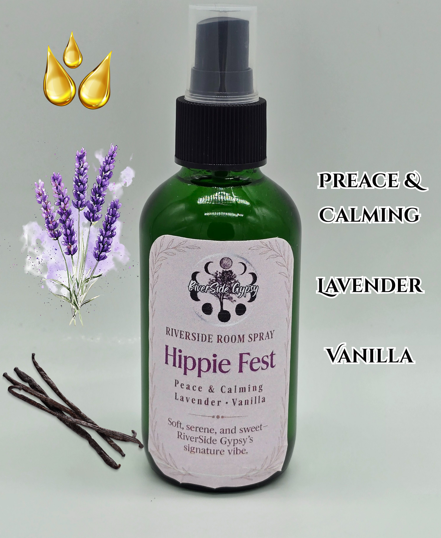 RiverSide Gypsy Room Spray – Natural Home & Aura Mist Collection