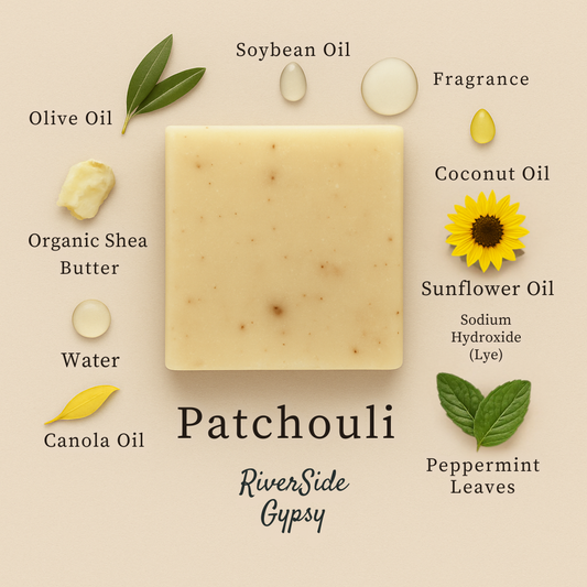 Patchouli – Handcrafted Exfoliating Cold Process Soap Bar