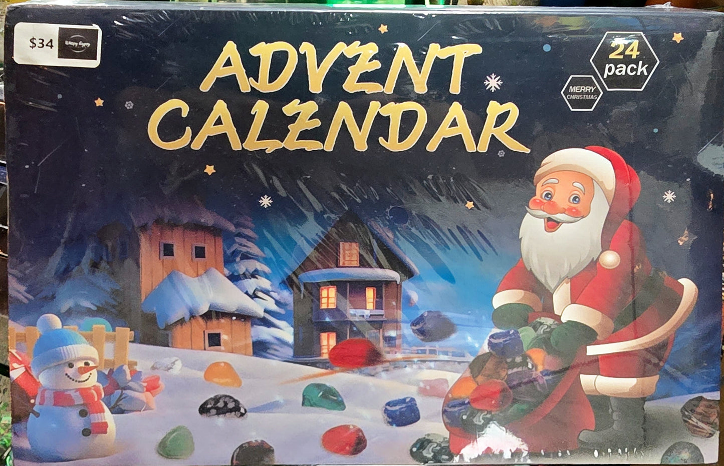 🎄 Crystal Advent Calendar – 24-Day Christmas Countdown Box (4 Designs Available)