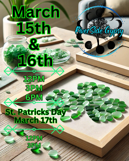 Sea Glass Shamrock & Shadow Box Workshop!