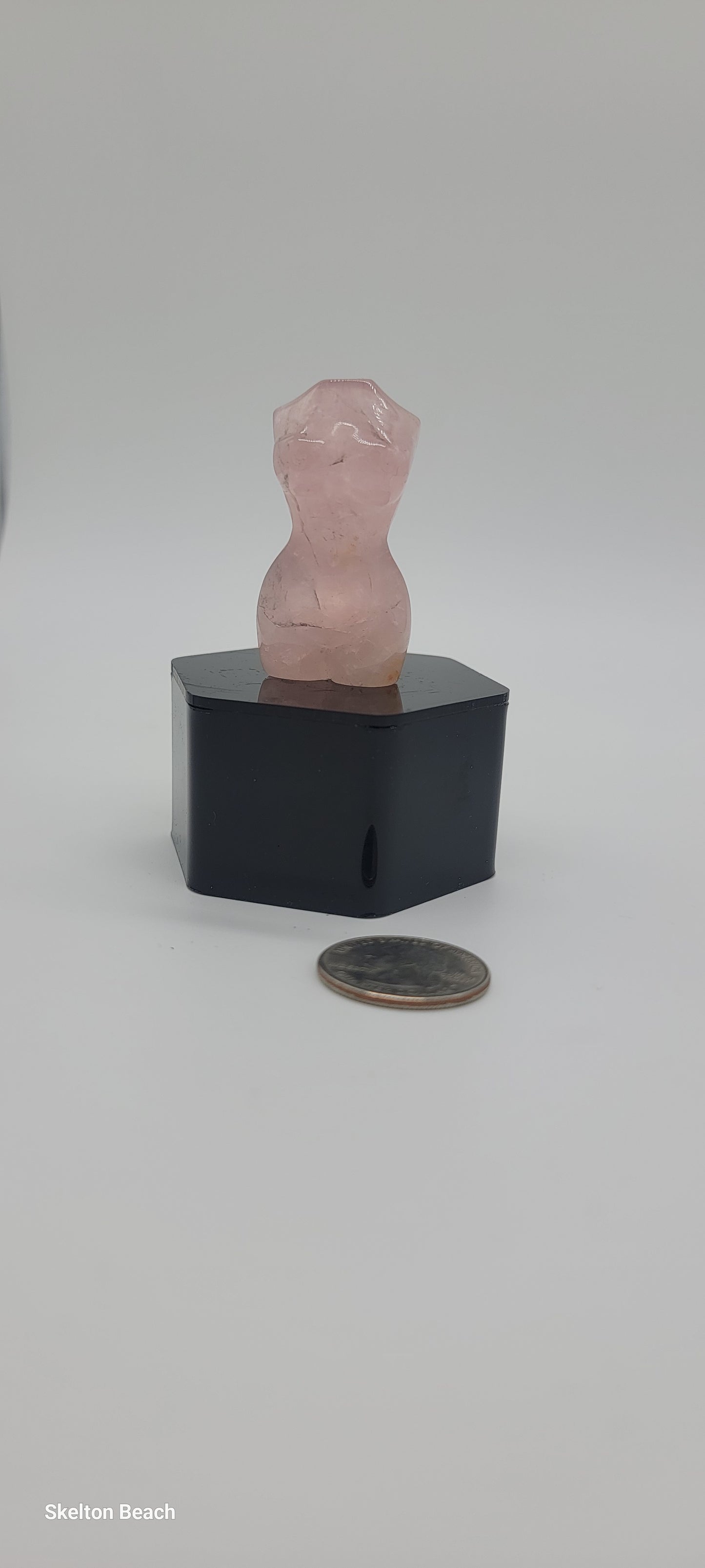 1.5" Mini Female Statue Rose Quartz – Empowerment, Love & Feminine Energy