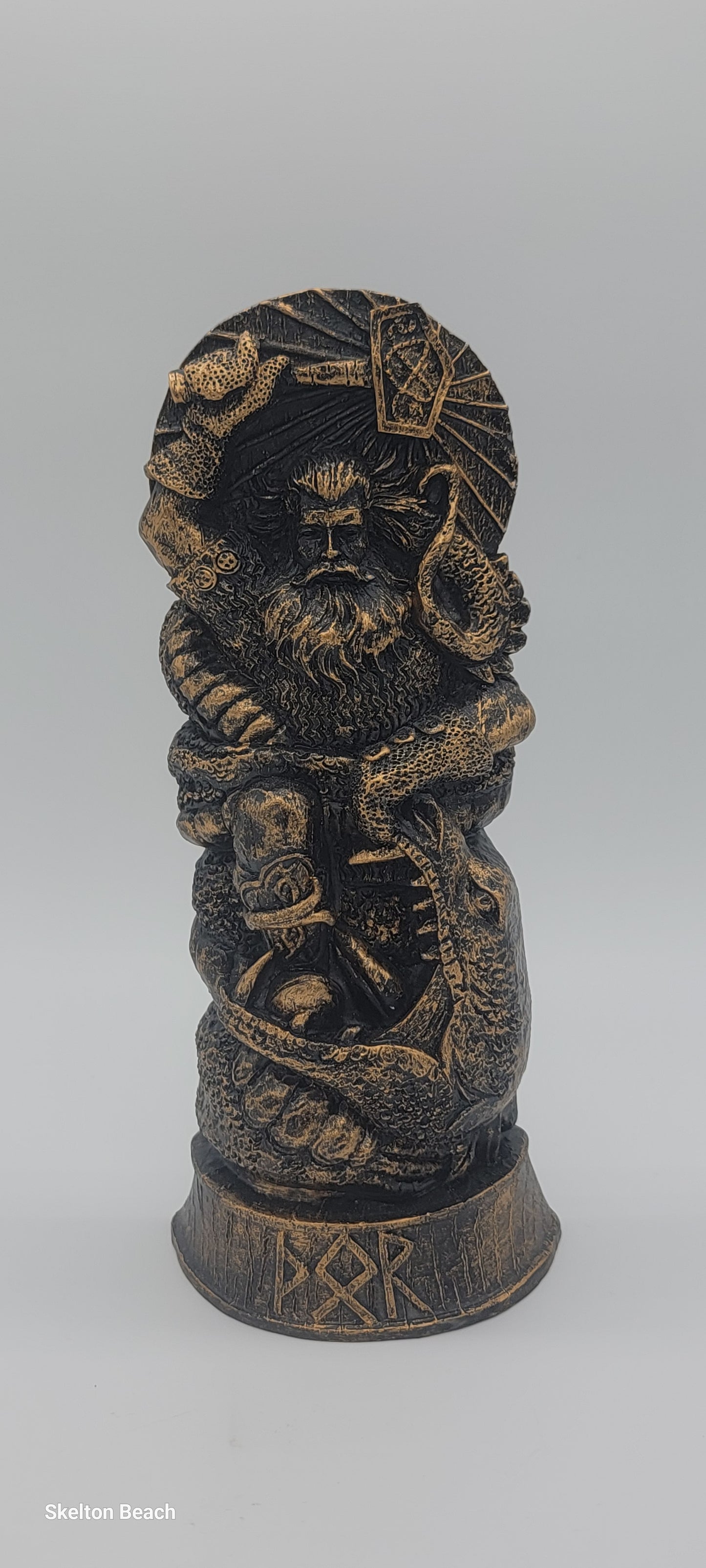 8" Thor Statue – Norse God of Thunder, Strength, and Protection
