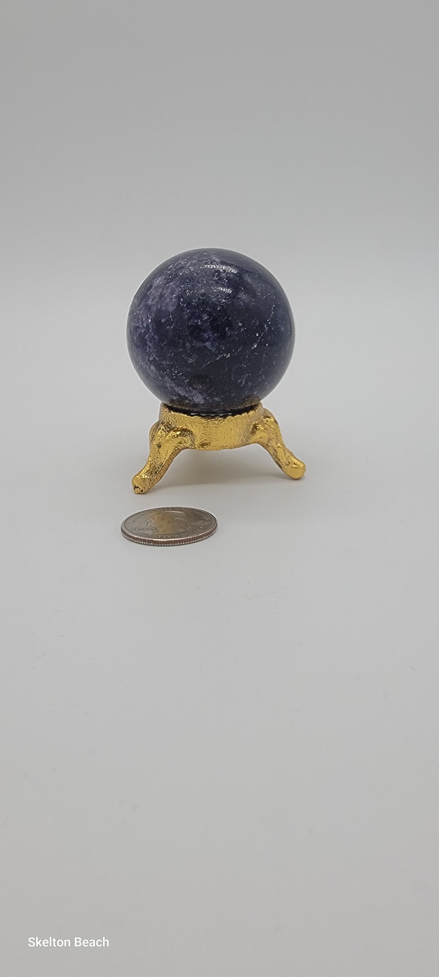 148g Lepidolite Sphere – A Pocket-Sized Stress Reliever