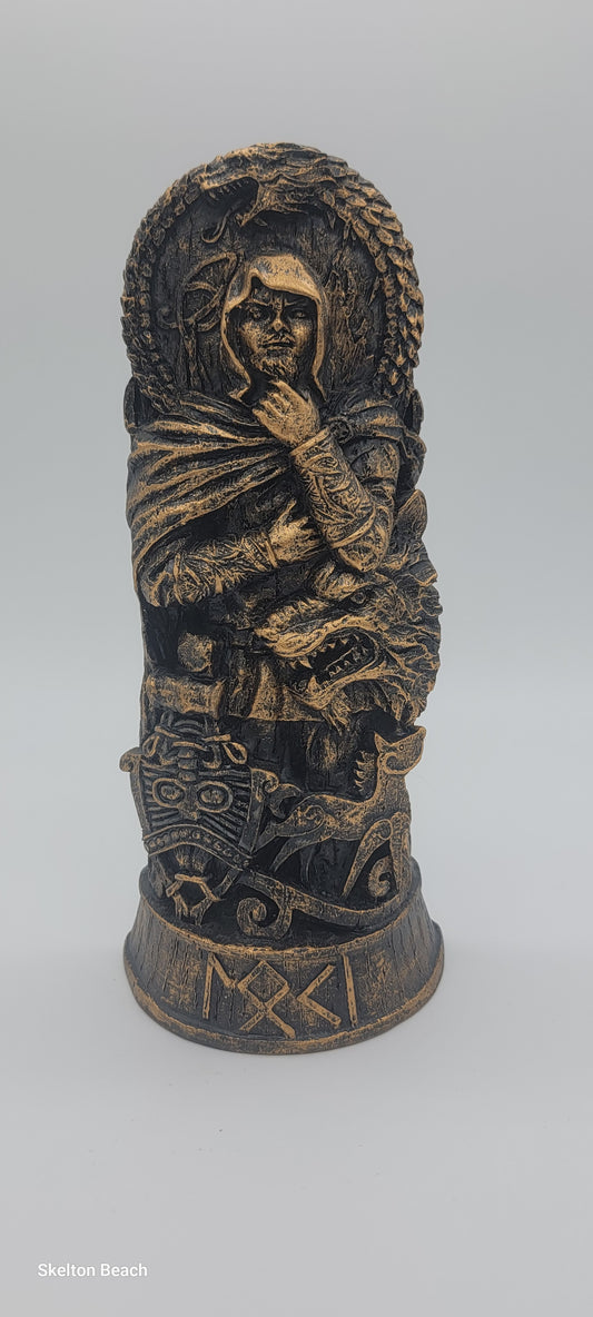 8" Loki Statue – Norse God of Mischief, Transformation, and Chaos