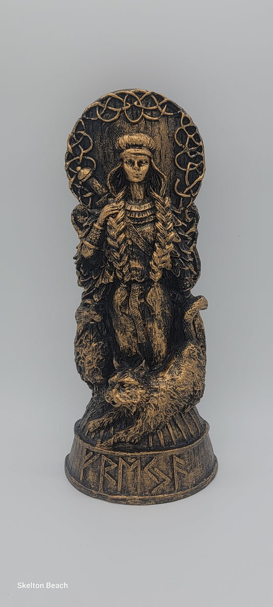 8" Freya Statue – Norse Goddess of Love, Beauty, and Magic